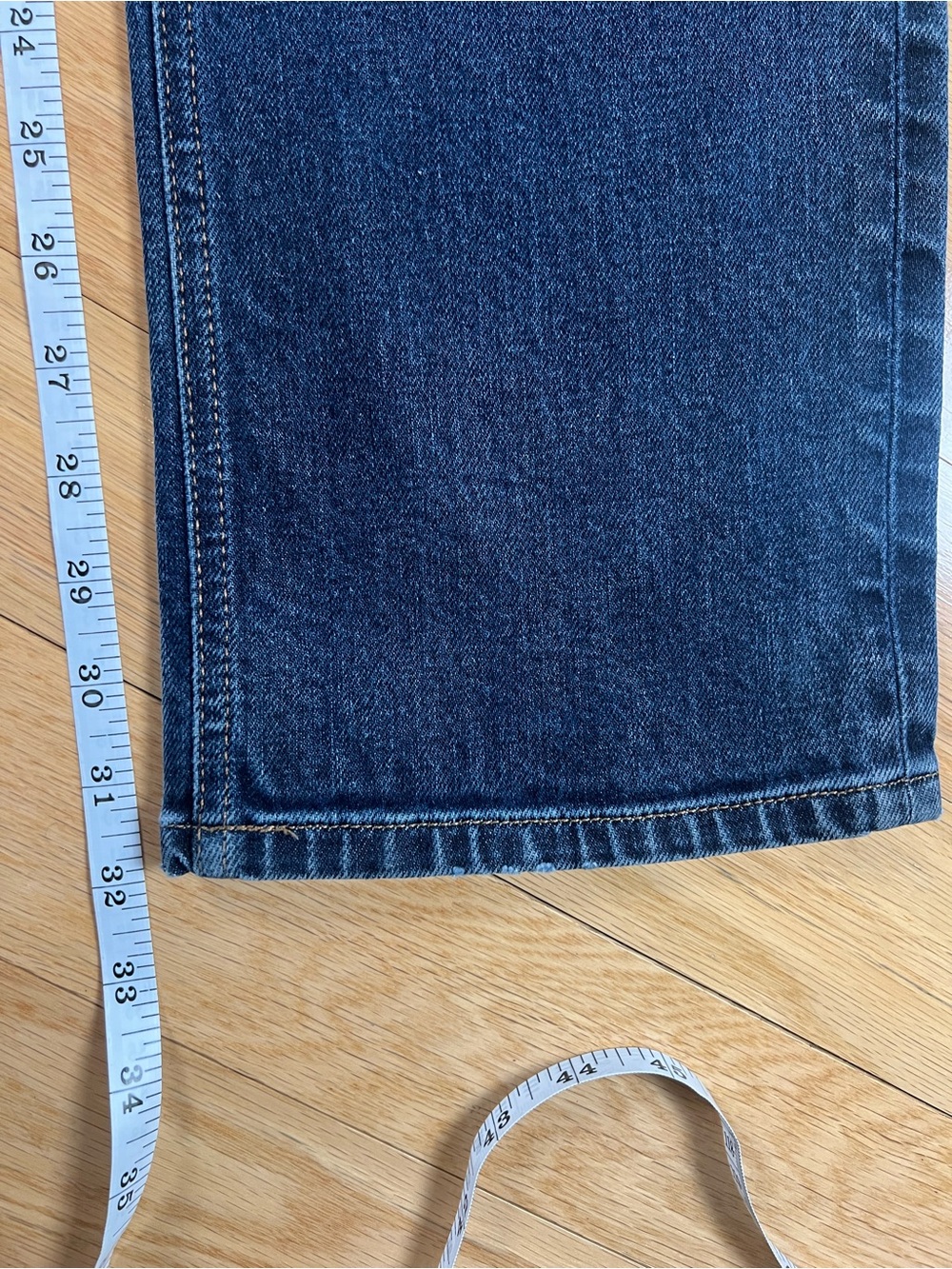 BOSS Hugo Boss Candiani Italian Stretch Straight Leg Blue Jeans 36x32 - Picture 15 of 15